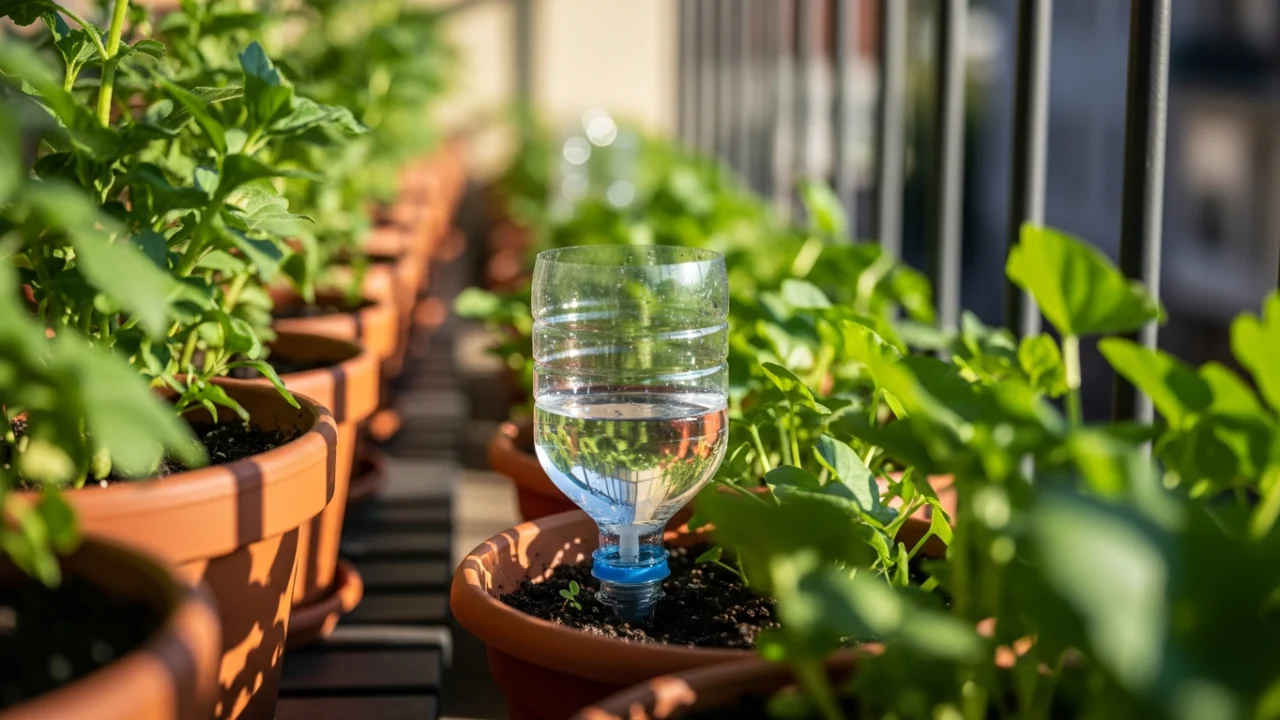 Evden Çıkmadan Önce Balkona Pet Şişe Bağlayın