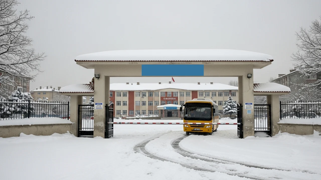 Kar Yağışı Nedeniyle Eğitime Ara Verildi: 2 İlde Okullar Tatil
